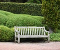 Wooden Park Bench