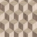 Wooden parquet blocks - seamless background - Blasted Oak Groove Royalty Free Stock Photo