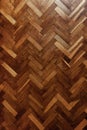 Wooden parquet on the floor