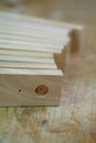 Wooden parts for furniture production