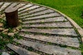 Wooden Pathway in garden