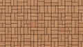 Tight Square Wooden Grid (uniform light brown) Royalty Free Stock Photo