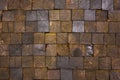 Wooden pavement texture