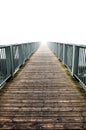 Bridge into nothingness Royalty Free Stock Photo