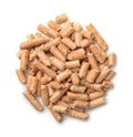 Wooden pellets Royalty Free Stock Photo