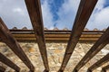 Wooden pergola