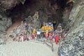 Wooden phalluses in Princess cave. Railay