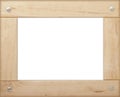 Wooden Picture Frame Royalty Free Stock Photo