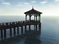 Wooden pier