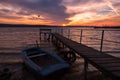 Wooden pier Royalty Free Stock Photo