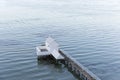 Wooden Pier With Boat House