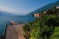 Wooden Pier on Como Lake