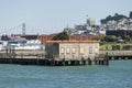 Aquatic park cove fishermans wharf area of san francisco california Royalty Free Stock Photo