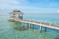 Wooden pier in Phuket, Thailand Royalty Free Stock Photo