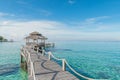 Wooden pier in Phuket, Thailand Royalty Free Stock Photo