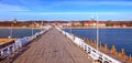 Wooden pier in Sopot Royalty Free Stock Photo