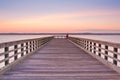 Wooden Pier at sunset