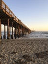 Wooden Pier, Ventura, CA Royalty Free Stock Photo