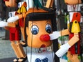 Pinocchio marionette puppets wooden toys