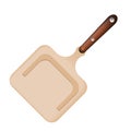 Wooden pizza shovel Royalty Free Stock Photo