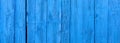 Wooden planks, blue color painted, with nails, floor or wall, bannerr