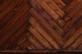 Wooden planks, herringbone pattern, planking, old boards background texture Royalty Free Stock Photo