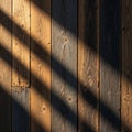 Grain pattern are illuminated by diagonal sunlight casting contrasting Royalty Free Stock Photo