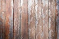 Wooden planks old used brown wall texture with natural patterns wood background Royalty Free Stock Photo