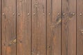 Wooden planks painted brown. Background texture