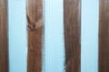 Wooden planks with painting