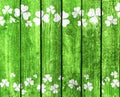 Wooden Planks - St Patrick`s Day Royalty Free Stock Photo