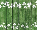 Wooden Planks - St Patrick`s Day Royalty Free Stock Photo