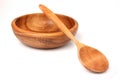 Wooden plate and spoon.