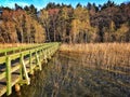 Dolgie Wielkie Lake in Poland