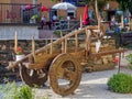 Wooden plow - Ventas de Naron Royalty Free Stock Photo