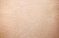 Wooden plywood - lightwood, no knots, texture, background. Royalty Free Stock Photo