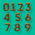 Wooden polygonal alphabet, part 3