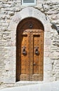 Wooden Portal. Royalty Free Stock Photo