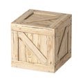 Wooden post box 3D