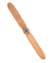 Wooden propeller Royalty Free Stock Photo