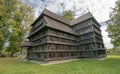 The Wooden Protestant Articular Church in Hronsek, Banska Bystrica, Slovakia. Unesco World Heritage Site Royalty Free Stock Photo