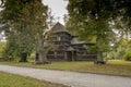 The Wooden Protestant Articular Church in Hronsek, Banska Bystrica, Slovakia. Unesco World Heritage Site Royalty Free Stock Photo