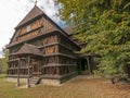 The Wooden Protestant Articular Church in Hronsek, Banska Bystrica, Slovakia. Unesco World Heritage Site Royalty Free Stock Photo