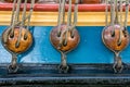 Wooden pulleys