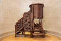 Wooden Pulpit used in homilies by priests