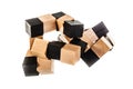 Wooden puzzle Royalty Free Stock Photo