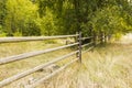 Wooden rail fence Royalty Free Stock Photo