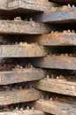 Wooden railway sleepers 3