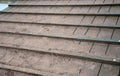 Wooden ramp on the playground with non-slip crossbeams. used to ascend up an inclined plane. horses have a similar one when enteri