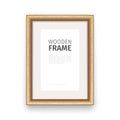 Wooden Rectangle Frame Maple